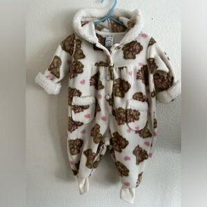 Vintage 1997 Baby Sherpa fleece one piece